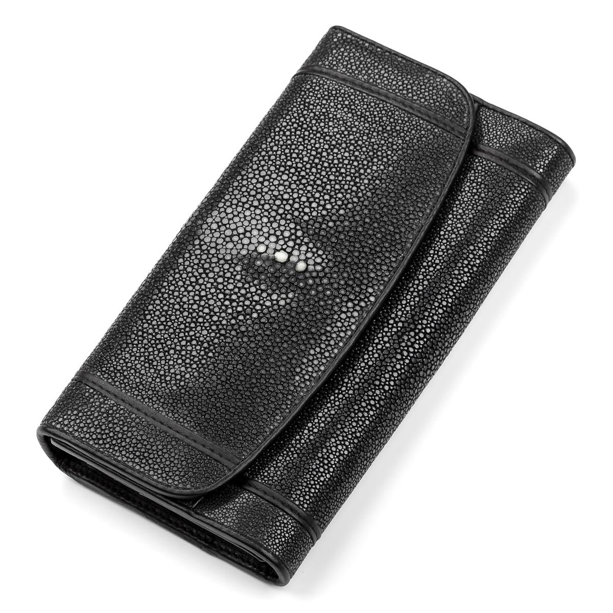 Кошелек женский кожаный Stingray Leather 18089 Черный (22211)