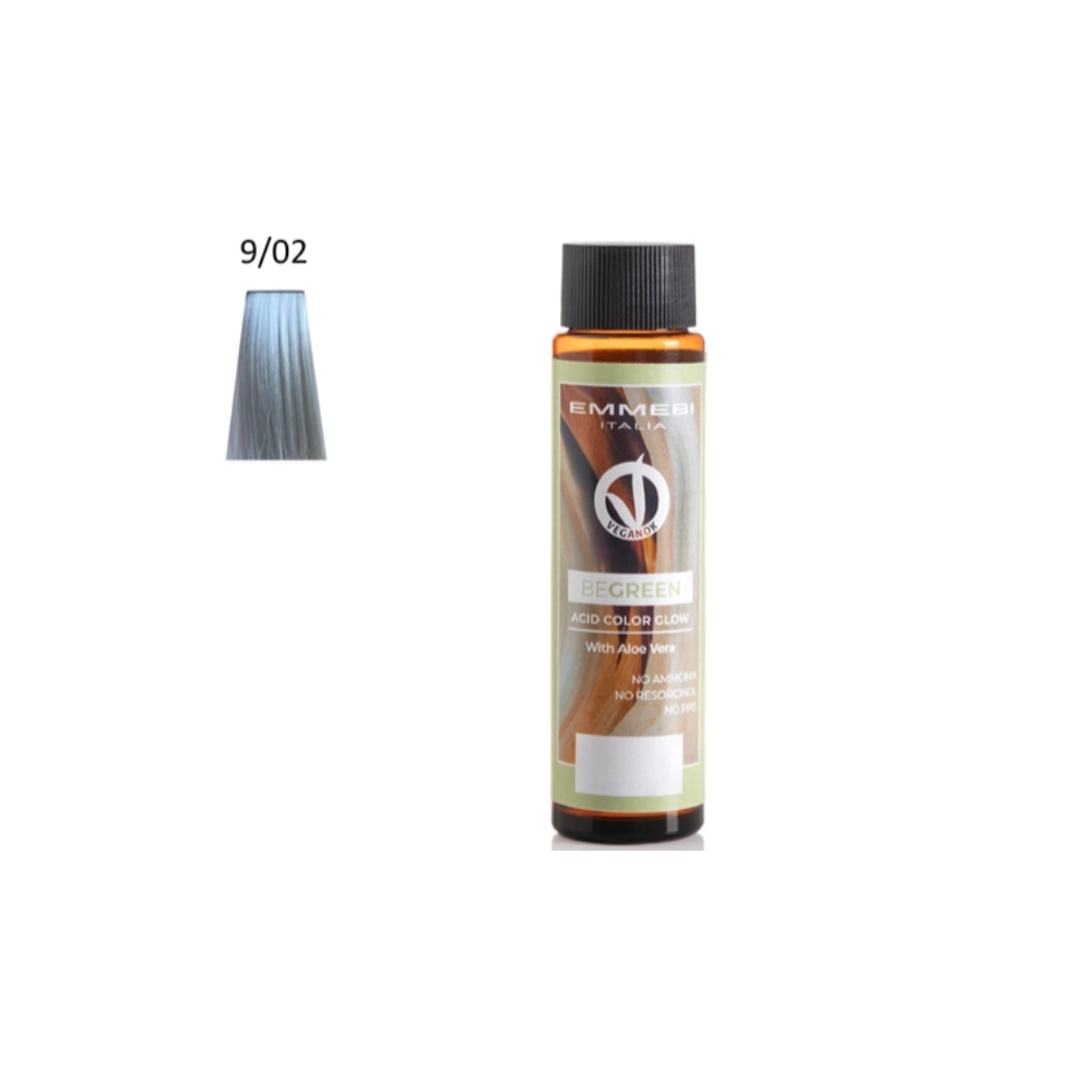 Фарбник кислий без аміаку 9/02 Emmebi Italia Acid Color Glow 60 мл (18007)