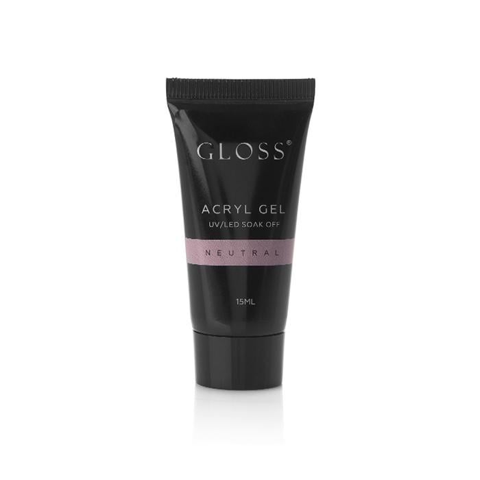 Акрил-гель GLOSS Neutral 15 мл Бежевый (2216)