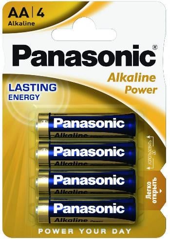 Батарейки Panasonic AA Alkaline Power 1,5V 4 шт. (LR6REB/4BPR)