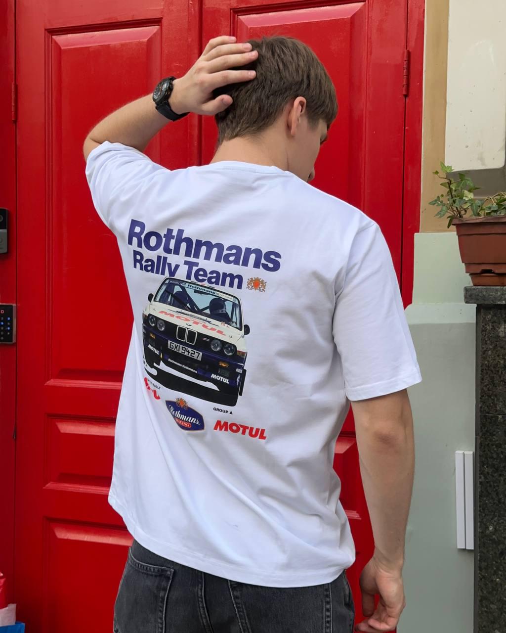 Футболка MEAN LTD Rothmans Rally Team BMW M3 E30 Rally Group A L Белый (MLD3050623) - фото 5 Футболка MEAN LTD Rothmans Rally Team BMW M3 E30 Rally Group A L Белый (MLD3050623) - фото 5