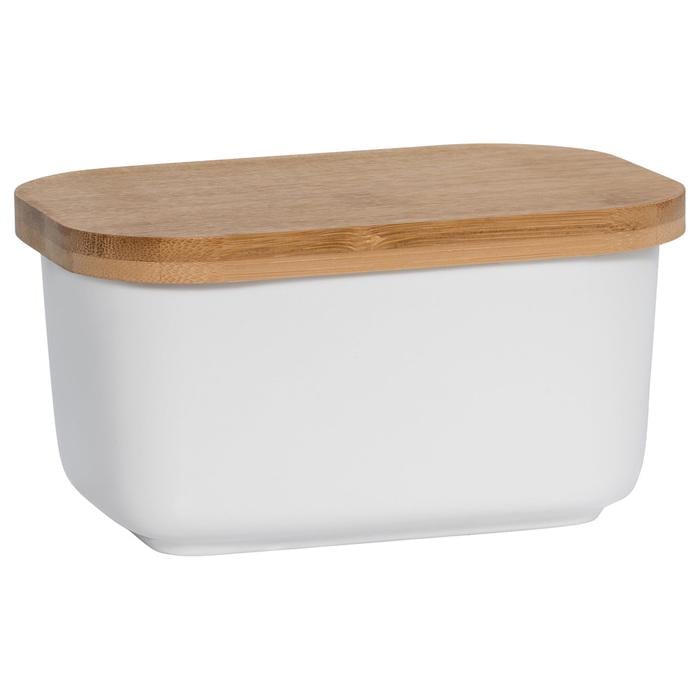 Масленка кухонная с крышкой Maxwell Williams White BASICS KITCHEN фарфоровая 700 мл (2627014)