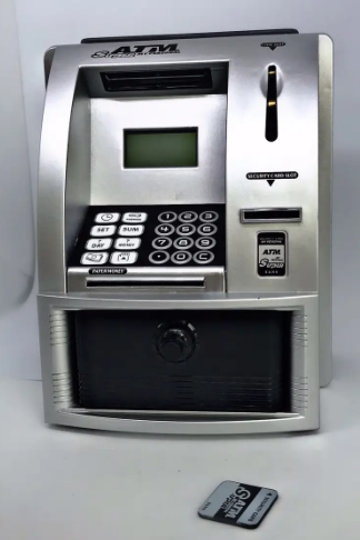 Копилка электронная Банкомат АТМ со звуковыми эффектами и кодовым замком (23389886) - фото 2 Копилка электронная Банкомат АТМ со звуковыми эффектами и кодовым замком (23389886) - фото 2