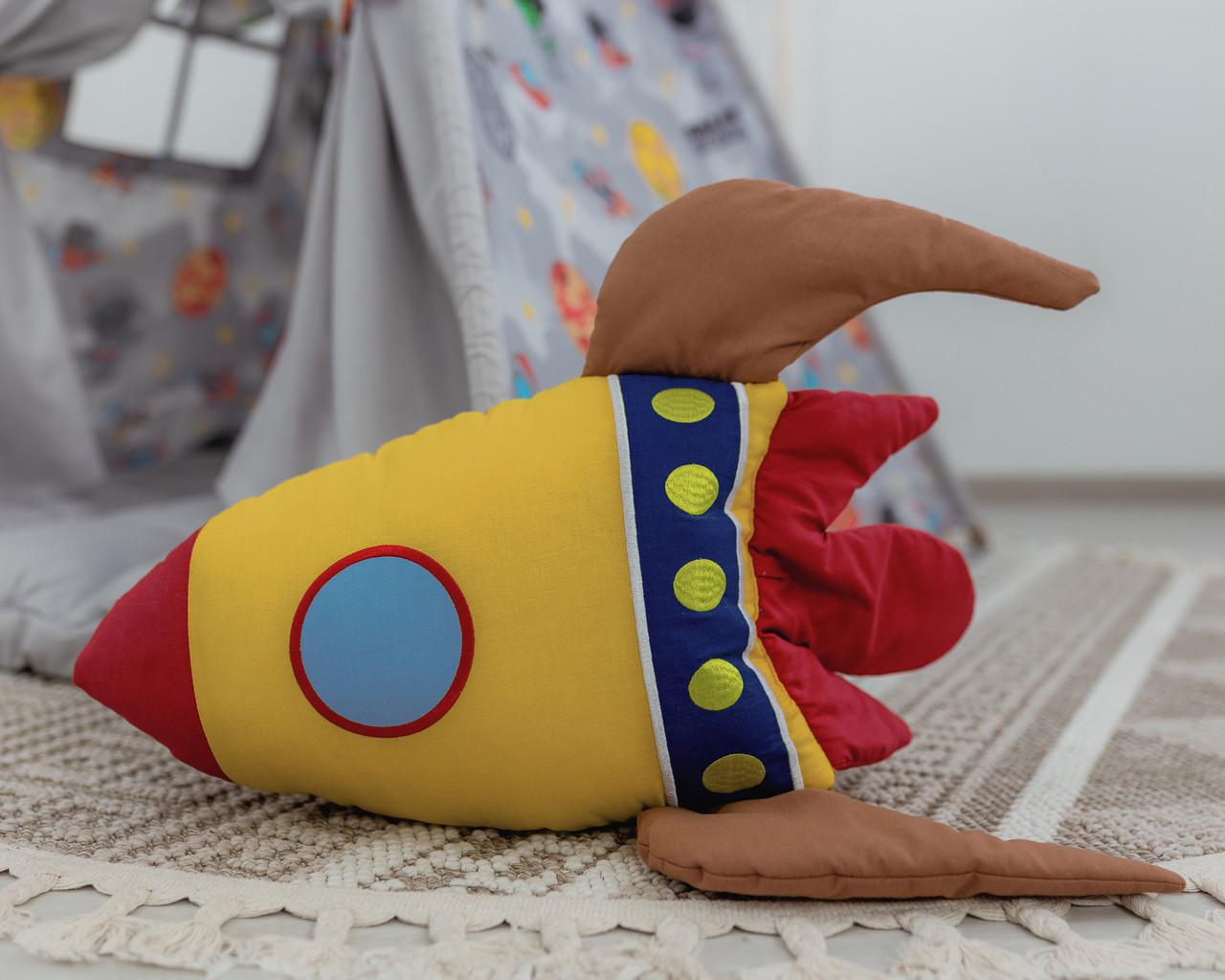 Вігвам для хлопчика Космос з килимком і подушками іграшками - фото 9 Вігвам для хлопчика Космос з килимком і подушками іграшками - фото 9