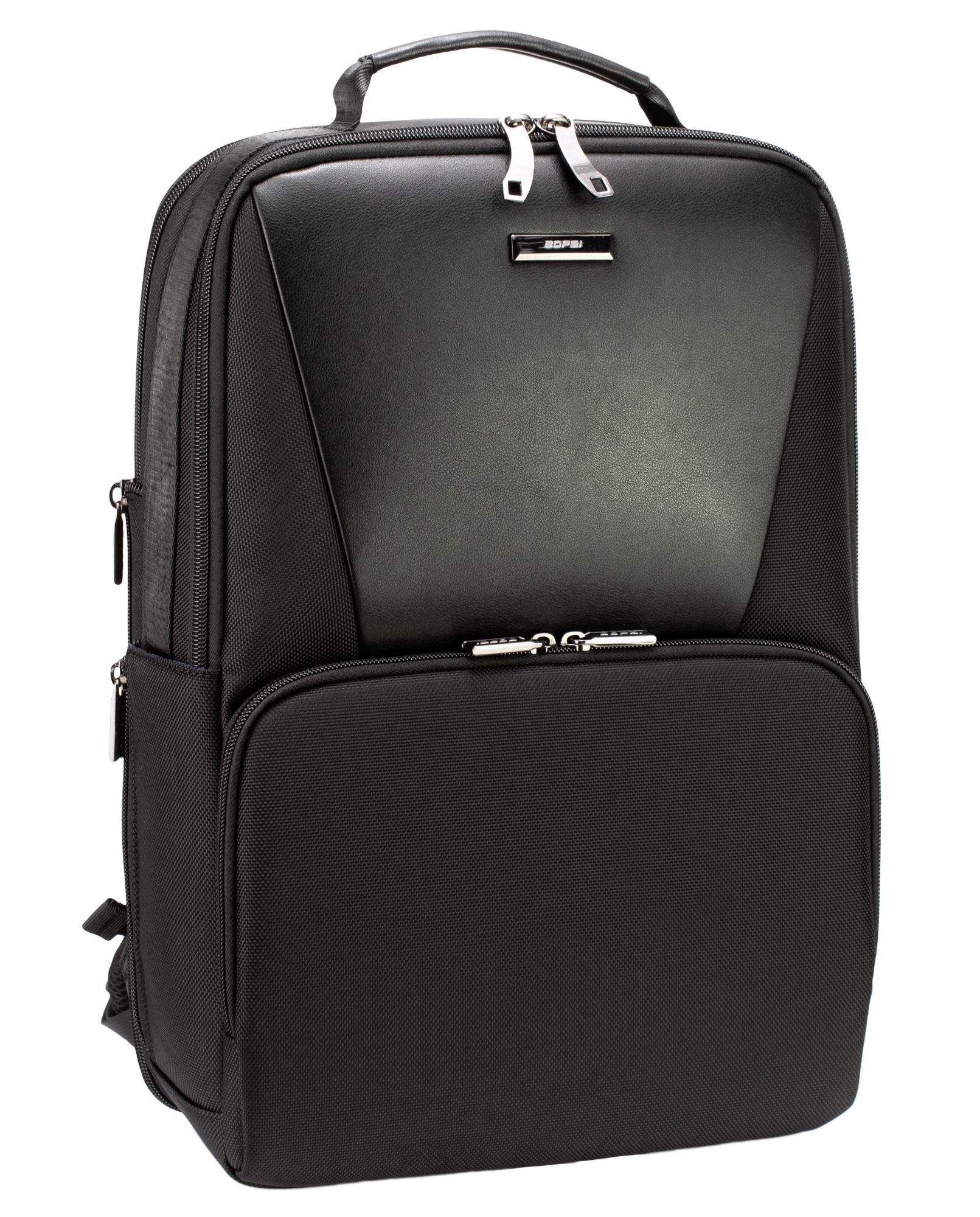 Рюкзак діловий Optima 45x30x14 см 16-25 л Чорний (61-02511)