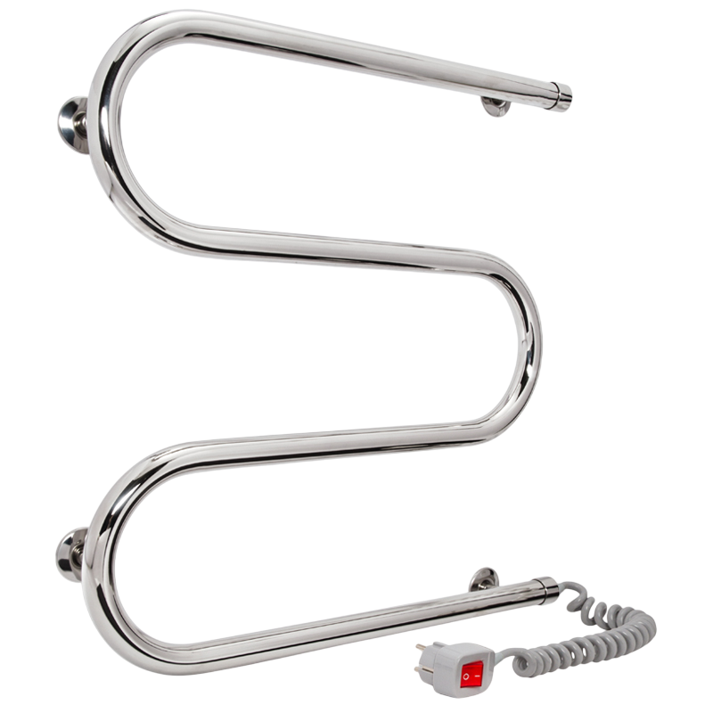 Полотенцесушитель электрический Laris Змеевик 25 РС3 500х500 мм вертикальный Хром (AKV-73207033)