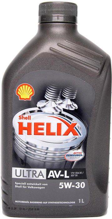 Моторное масло SHELL Helix Ultra AV-L 5W-30 1 л (1635)