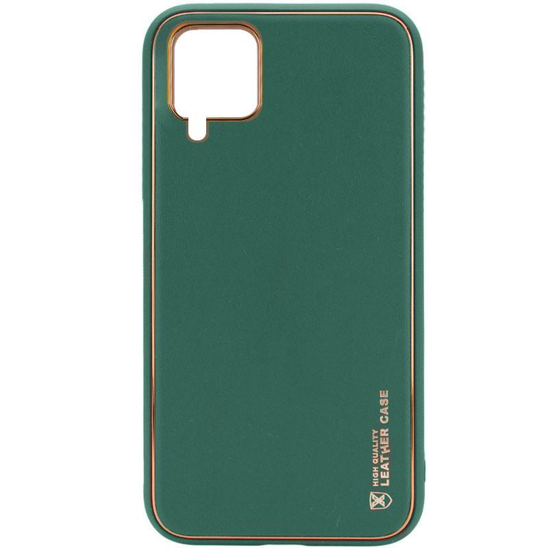 Протиударний Шкіряний Чохол Xshield для Samsung Galaxy M53 5G Зелений / Army green