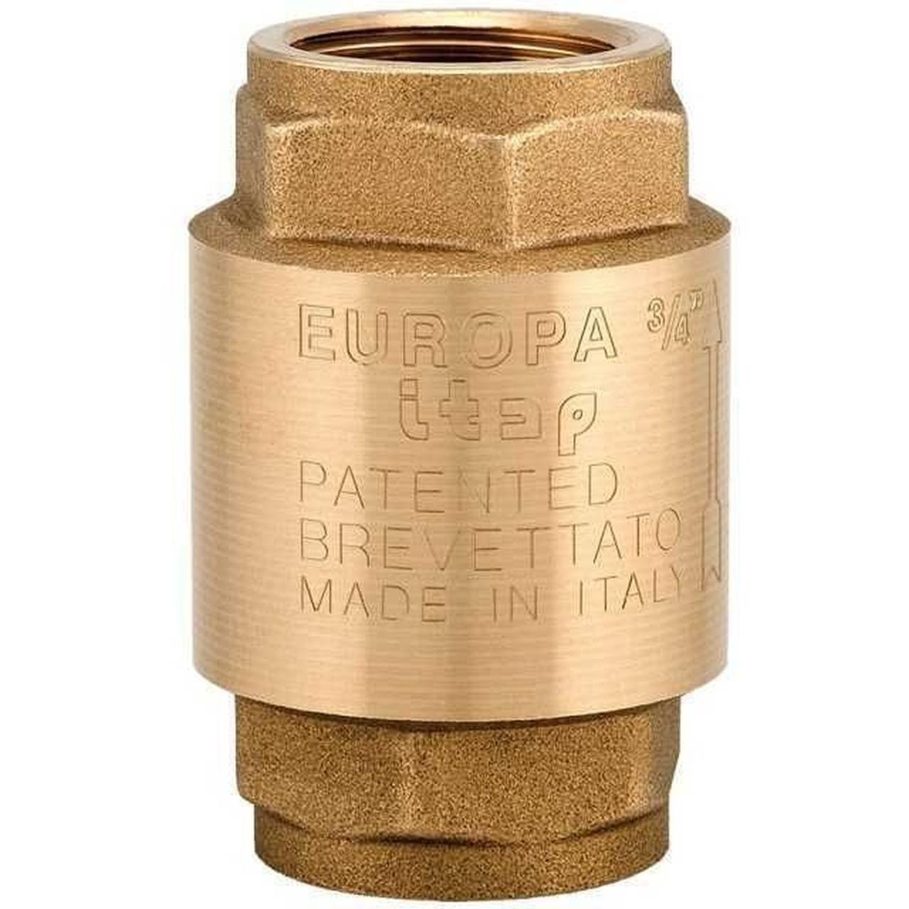 Клапан обратного хода воды ITAP 1 1/2" EUROPA 100 с латунным штоком (2642390207)