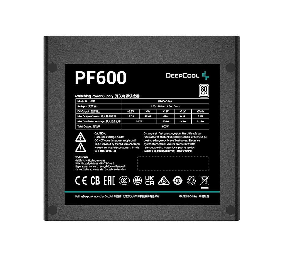 Блок живлення DeepCool PF600 R-PF600D-HA0B-EU 600W - фото 2