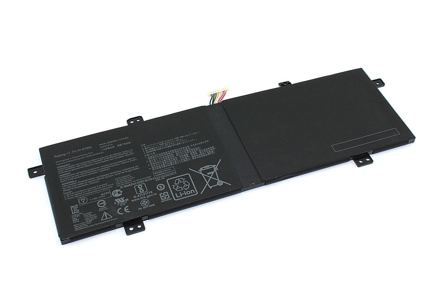 Аккумулятор для ноутбука Asus C21N1833 Zenbook 14 UX431FA 7,7 V 6150 mAh