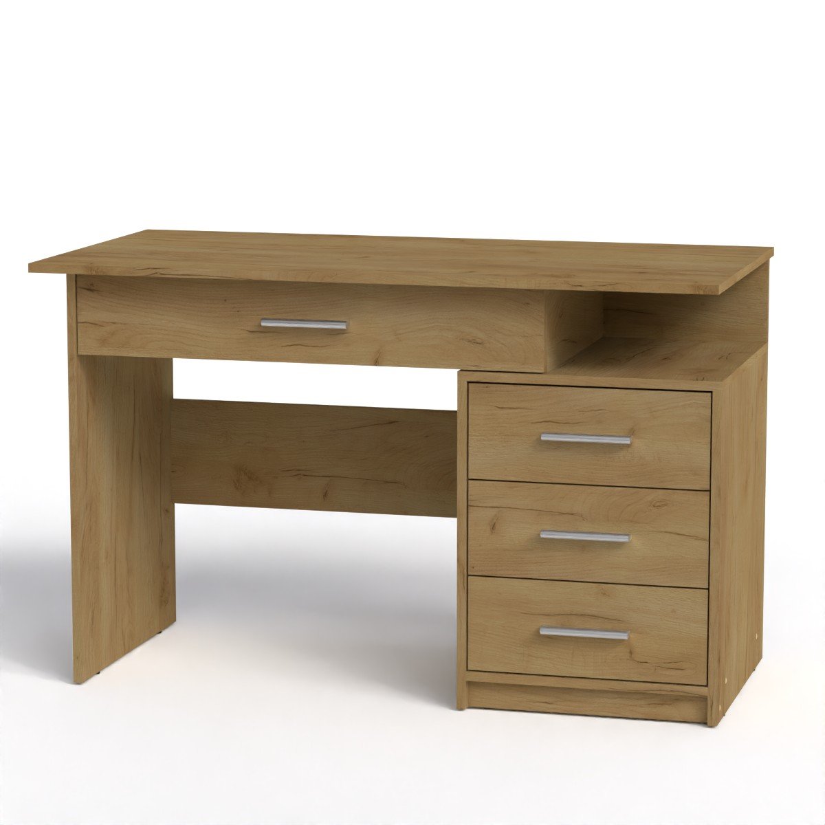 Стіл письмовий Компанит Студент 2 120х60х75 см Дуб крафт золотий