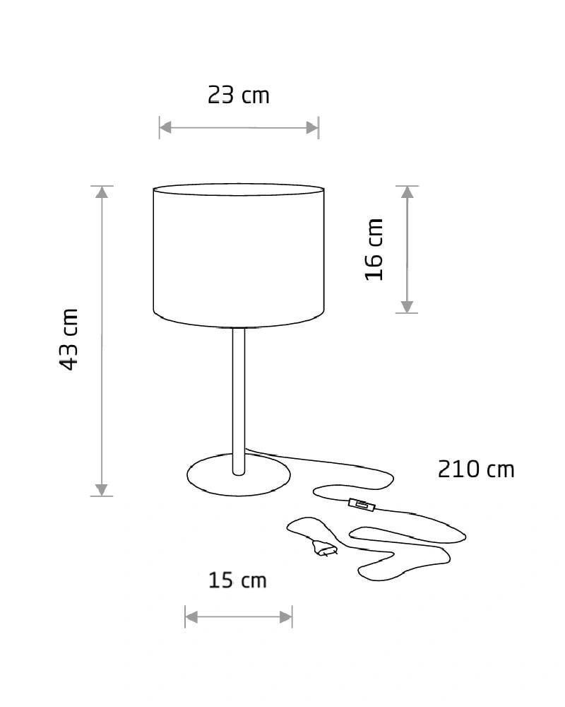 Настольная лампа Nowodvorski 9301 Hotel E27 60W IP20 Хром (28686566) - фото 2 Настольная лампа Nowodvorski 9301 Hotel E27 60W IP20 Хром (28686566) - фото 2