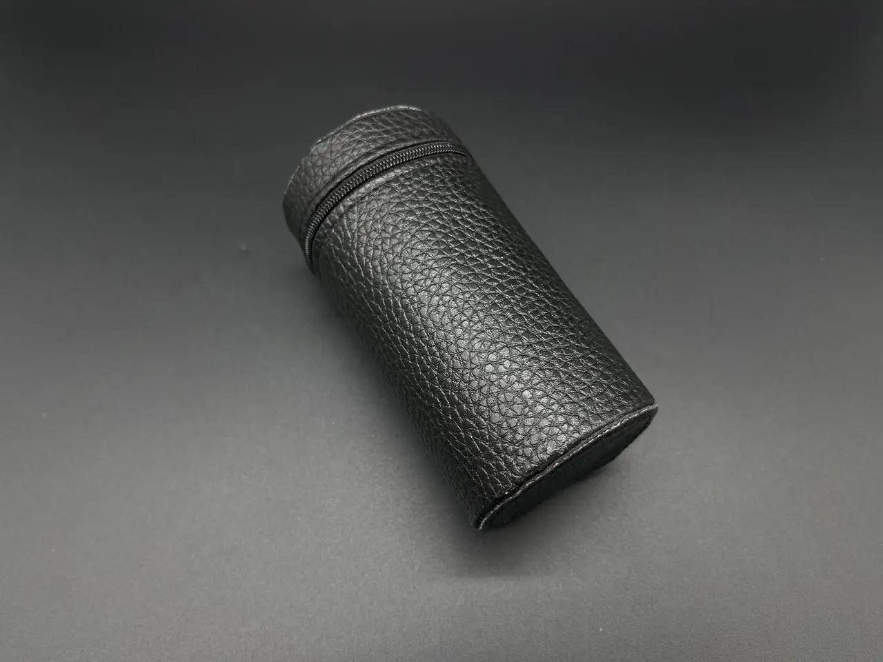 Набор стопок из нержавеющей стали в кожаном чехле на молнии 150 мл 4 шт. (BU-20) - фото 3