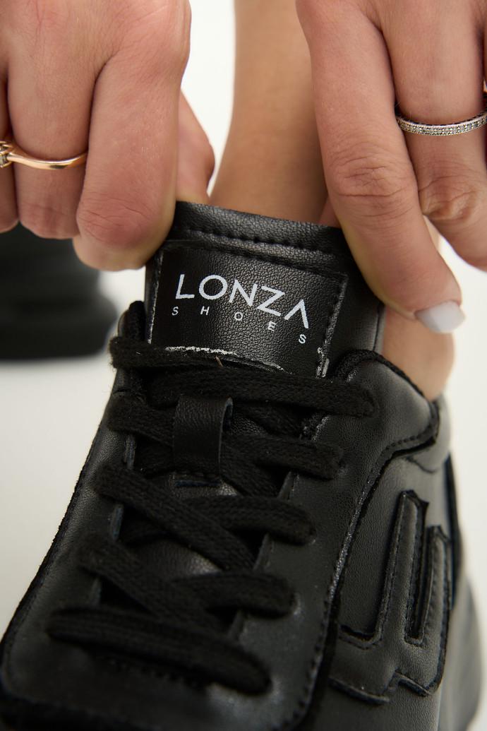 Кросівки жіночі LONZA р. 38 Чорний (179996) - фото 4