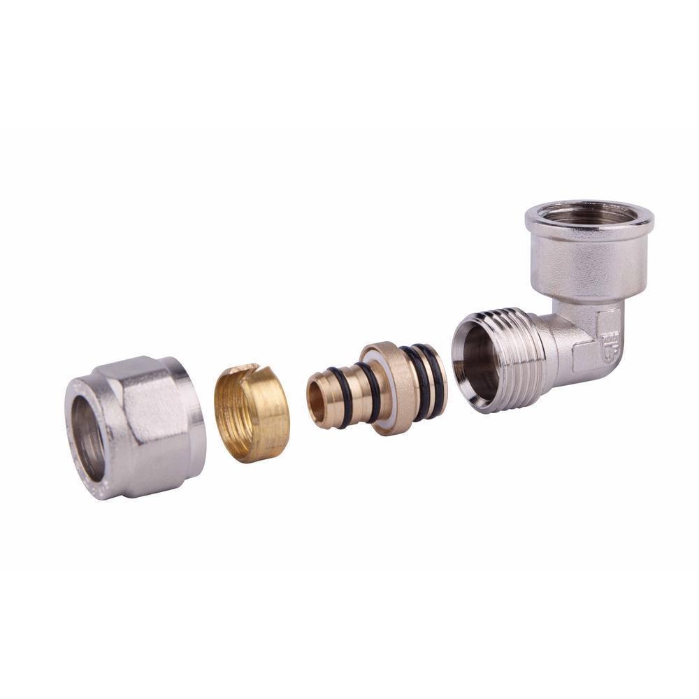 Угол разборный Thermo Alliance Forte 16х1/2"В никелированный (SF174W1615)