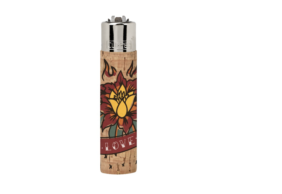 Зажигалка Clipper Cork Cover Dead Flowers 5