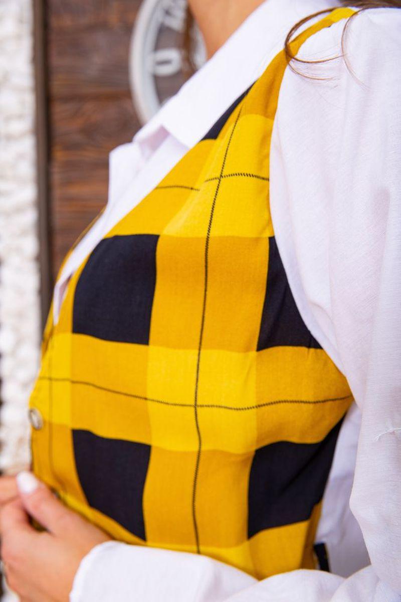 Рубашка женская Ager 119R321-1 XXL Белый/Горчичный - фото 5 Рубашка женская Ager 119R321-1 XXL Белый/Горчичный - фото 5