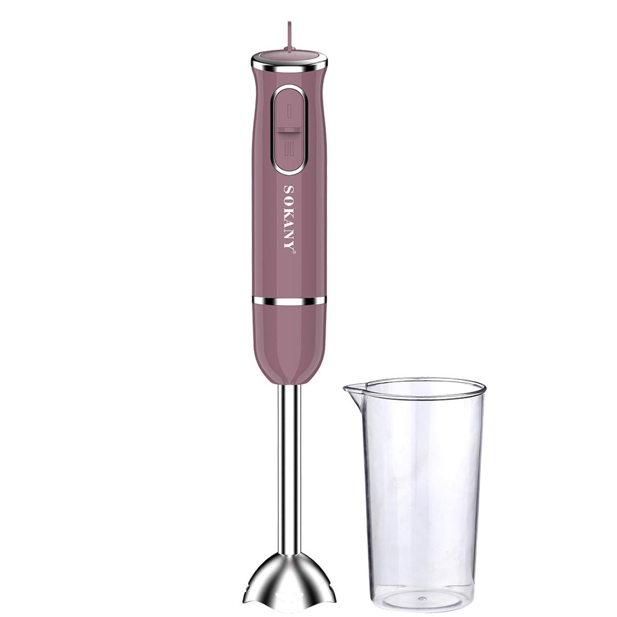 Блендер ручной Sokany погружной 300 Вт Розовый (SK-1726P)