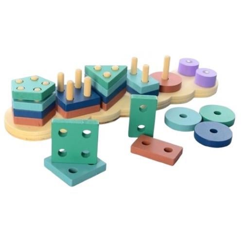 Деревянная игрушка Limo Toy Геометрика (MD 2165)