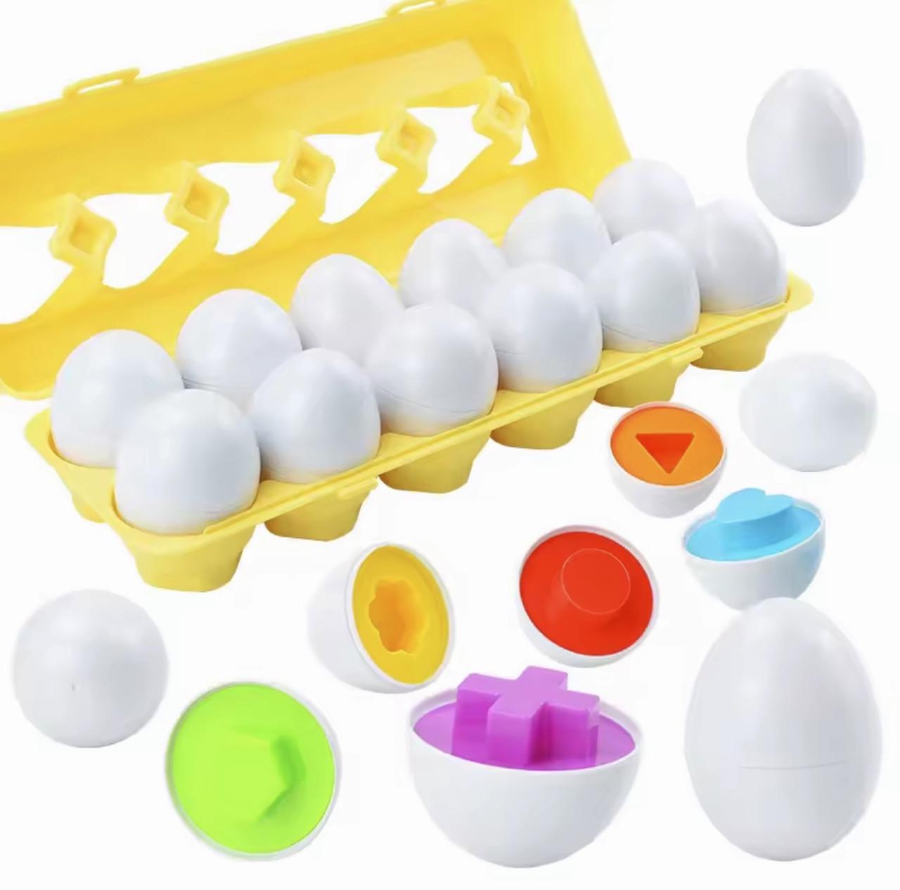 Розвиваючий набір для малюків Сортер Яйця 12 шт. (120)