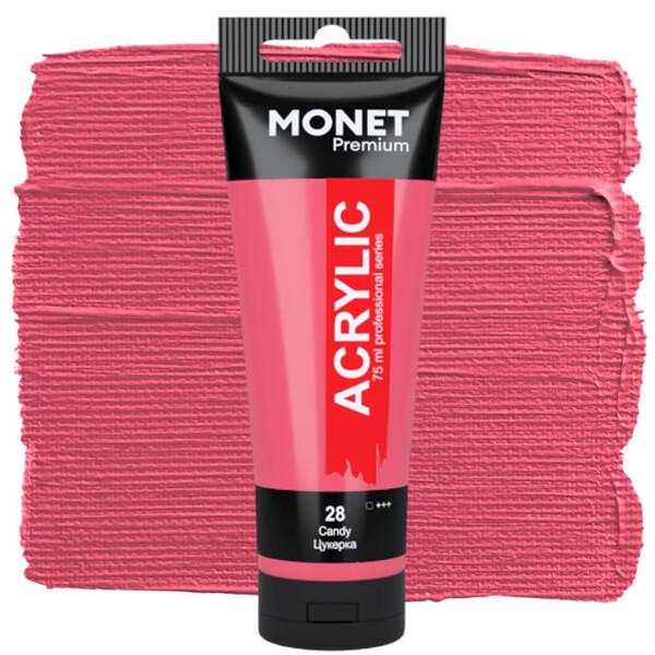 Акрилова фарба Monet 28 75 мл Цукерка (7501628) - фото 1 Акрилова фарба Monet 28 75 мл Цукерка (7501628) - фото 1