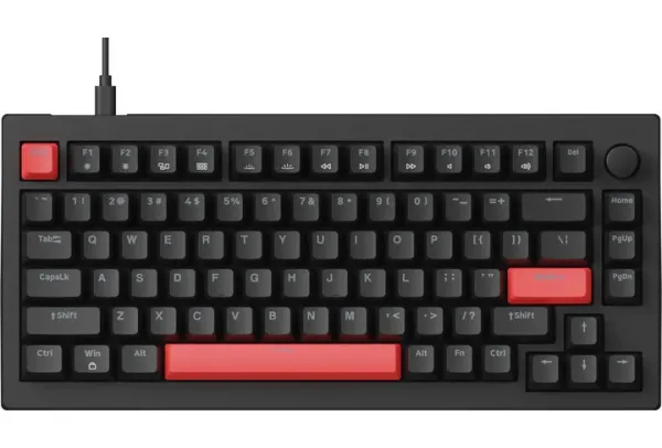 Клавиатура Lemokey X4 Keychron Brown USB Hot-Swap Red LED Black (X4-A3-UA)
