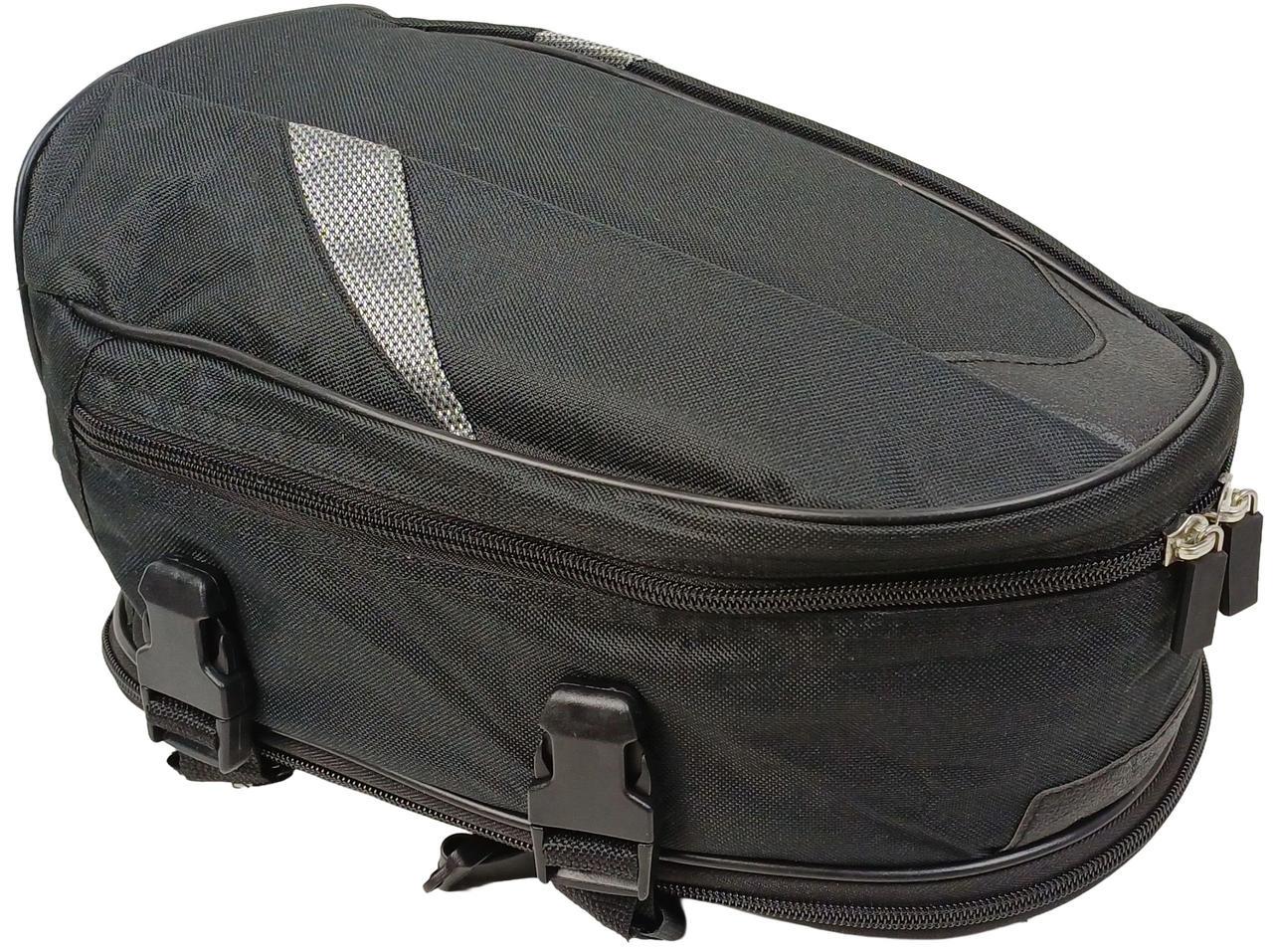 Мотосумка Riciclo с увеличением объема 35x23x18 см Черный (31289243)