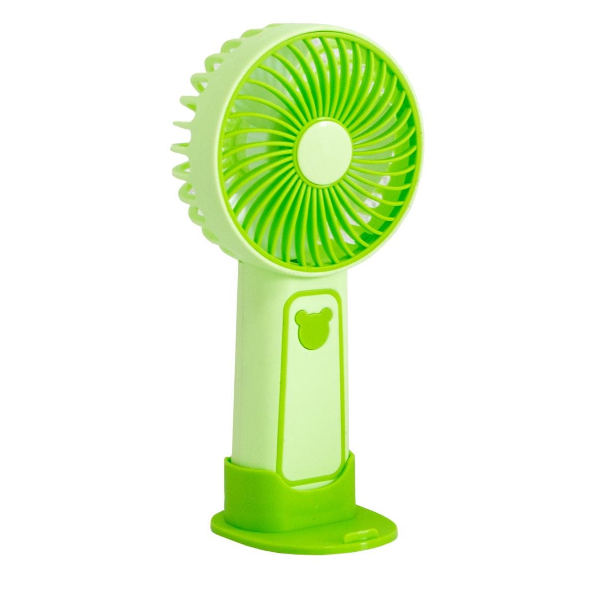 Вентилятор акумуляторний TX268 з підставкою Зелений (1011018-Green-4)