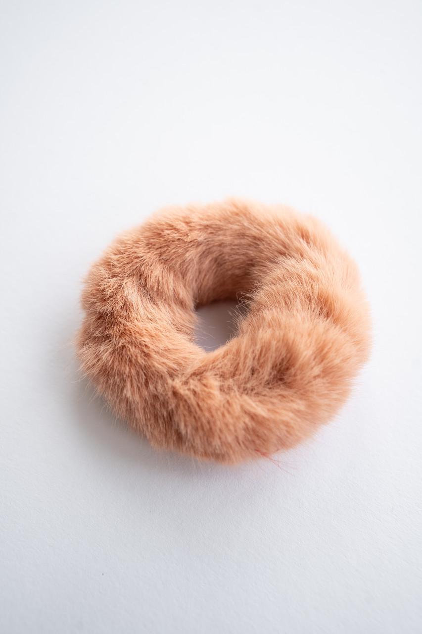 Резинка для волос меховая Бежевый (2525709498) Резинка для волос меховая Бежевый (2525709498)