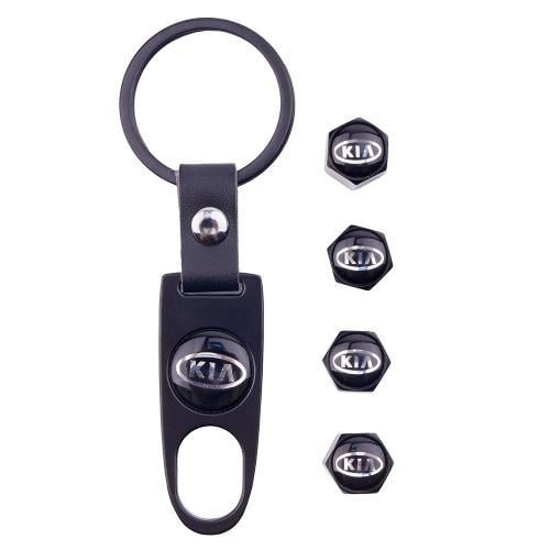 Колпачки на ниппель модельные с брелоком CN KIA (00000063832)