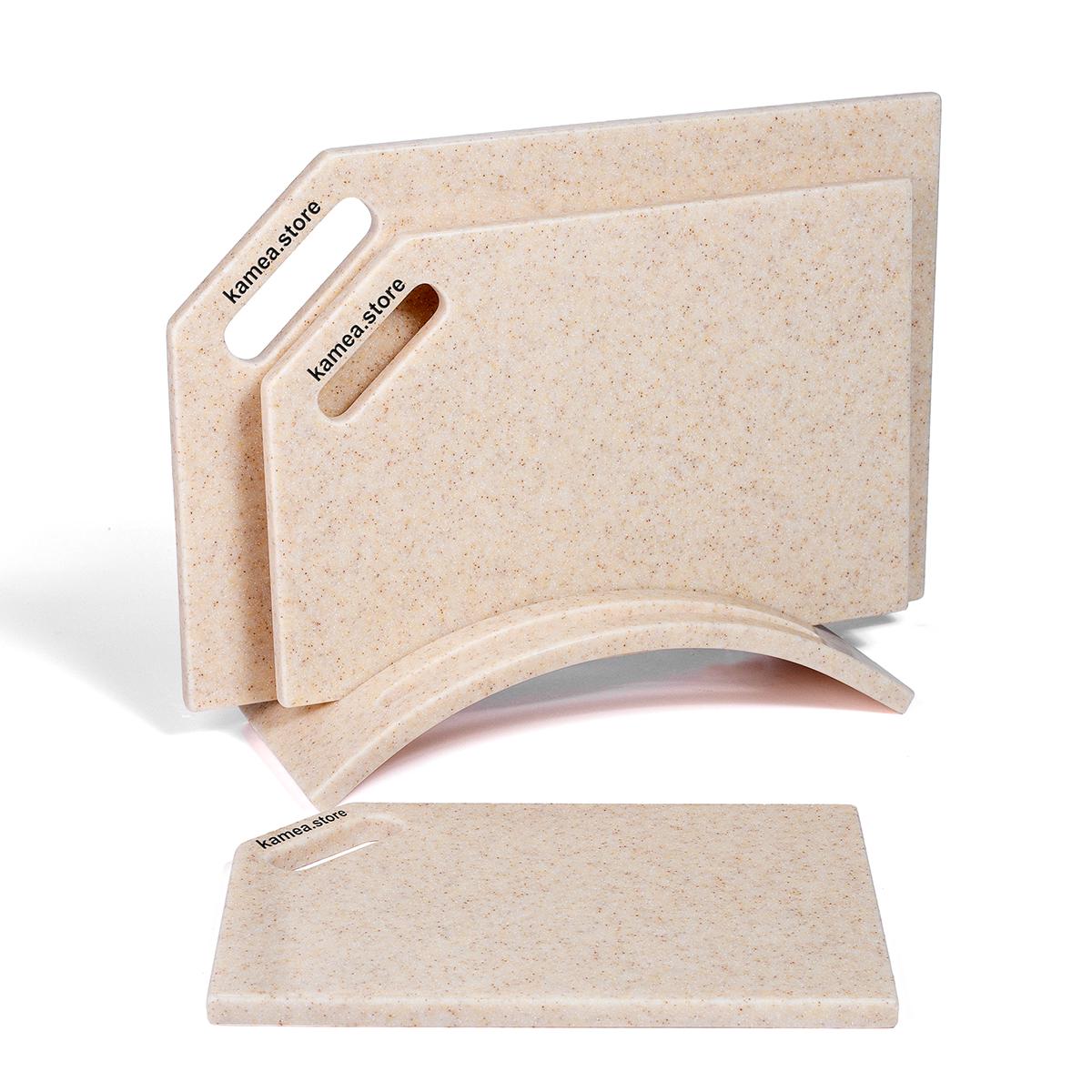 Набір дощок кухонних Kamea зі штучного каменю Fair Sky - фото 3 Набір дощок кухонних Kamea зі штучного каменю Fair Sky - фото 3