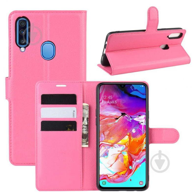 Чехол-книжка Litchie Wallet для Samsung A207 Galaxy A20s Rose (hub_eihI69627) - фото 2