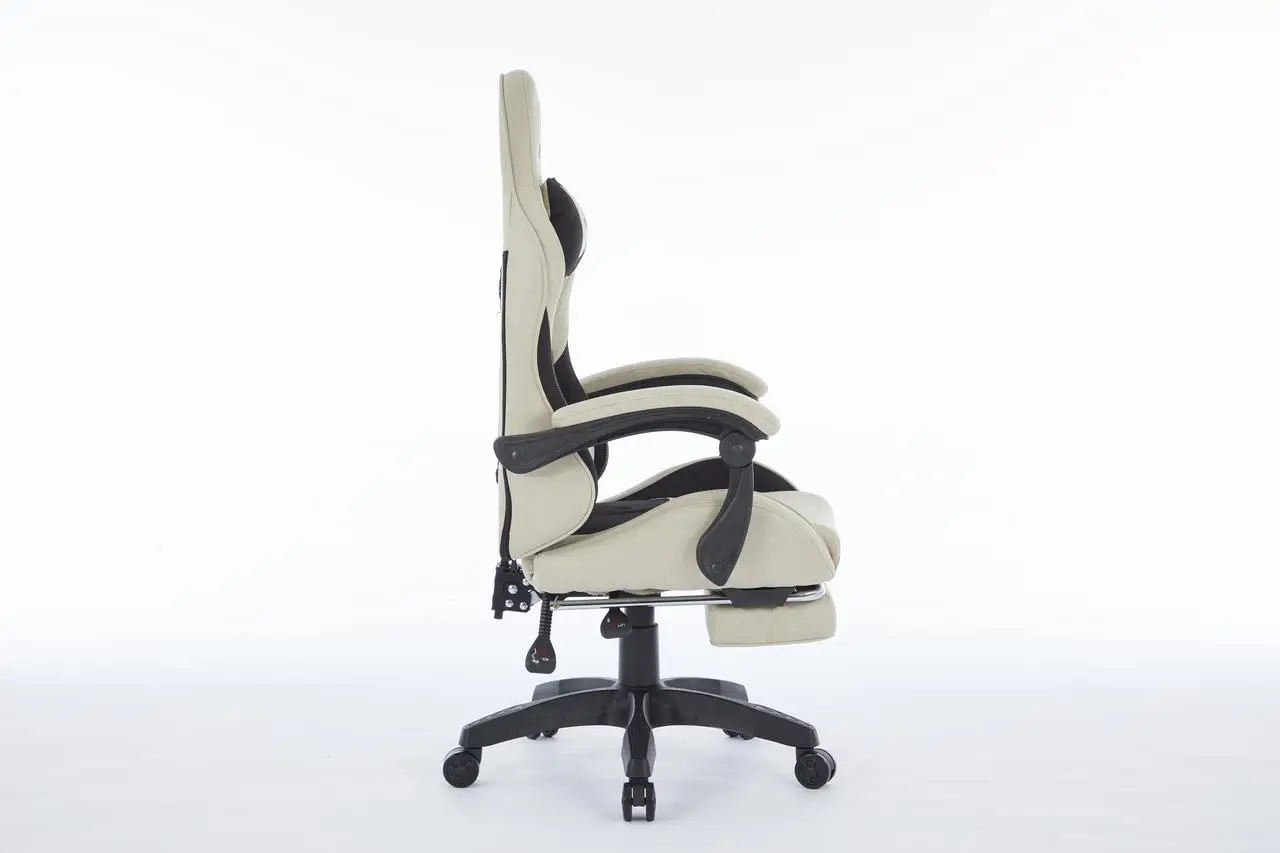 Кресло геймерское тканевое Infiny Dzhoystyk Бежевый - фото 4