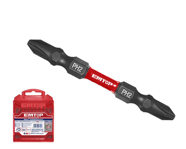 Набор магнитных битов EMTOP ESBTMPH233 10 шт.