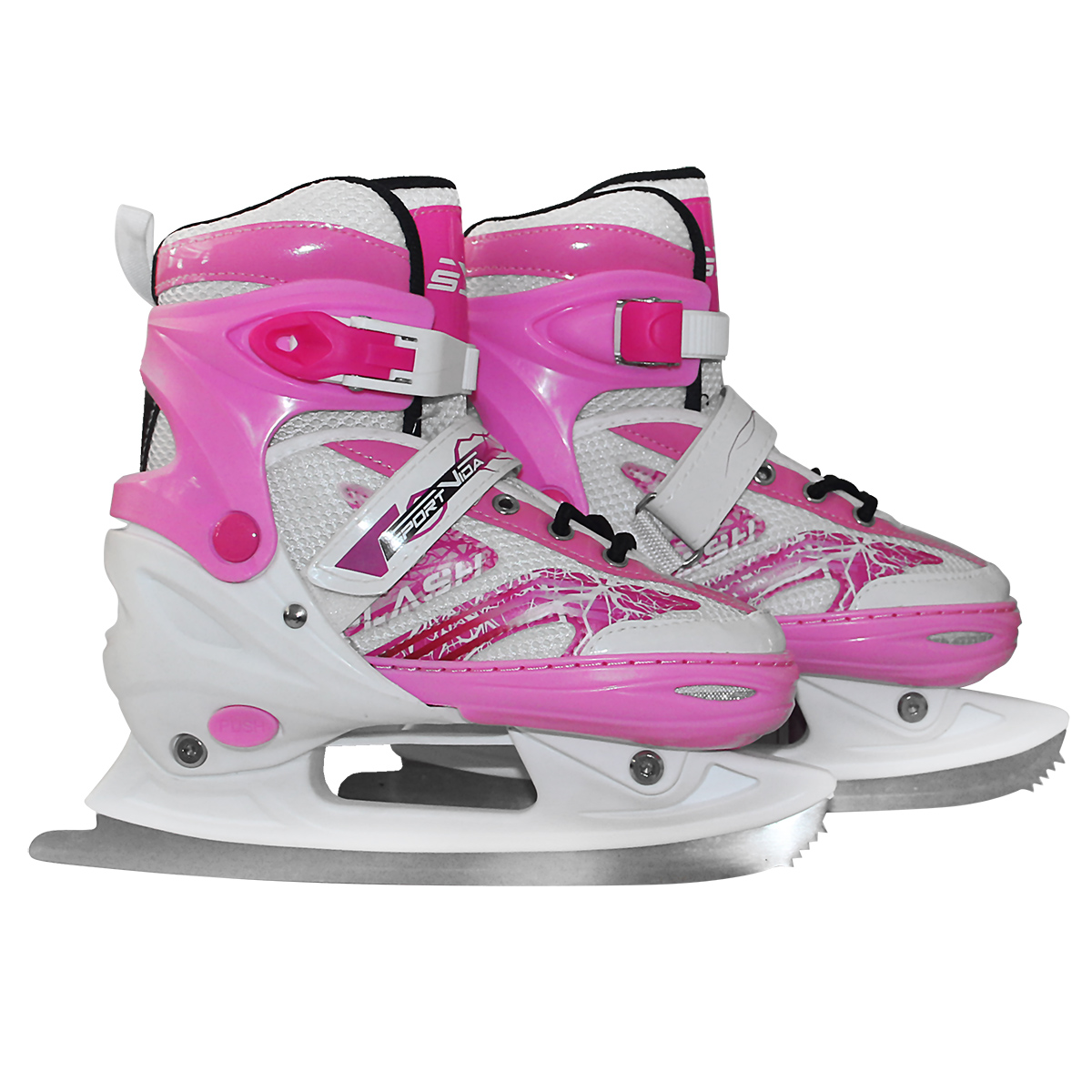 Роликовые коньки SportVida 4в1 SV-LG0017 р. 35-38 Pink - фото 4