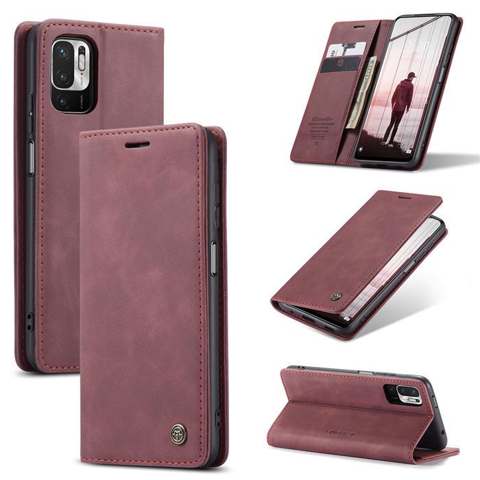 Чехол книжка с магнитом Xiaomi Redmi Note 10 5G CaseMe Wine (29281-42) Чехол книжка с магнитом Xiaomi Redmi Note 10 5G CaseMe Wine (29281-42)