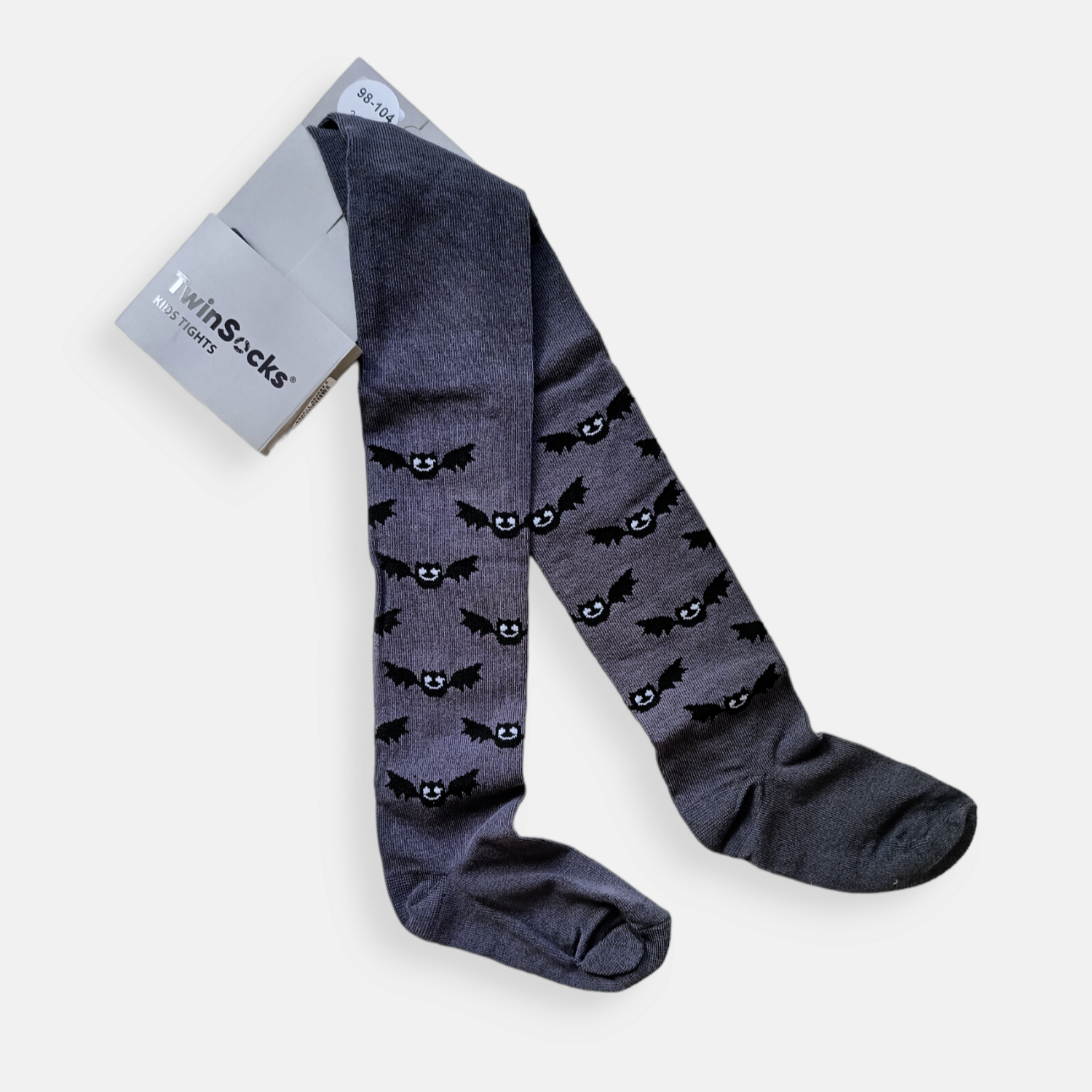 Колготки для мальчика TwinSocks Летучая мышь 98-104 см Темно-серый (12231365)