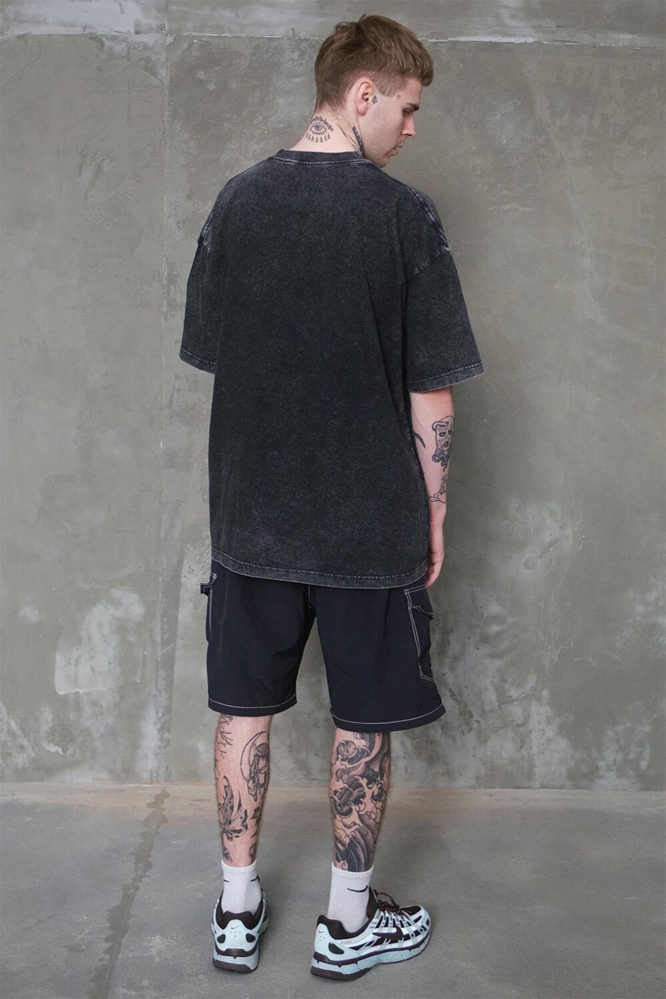 Футболка оверсайз Without Washed Hellfire Club S/M Black (S/M8056340 8056341) - фото 4