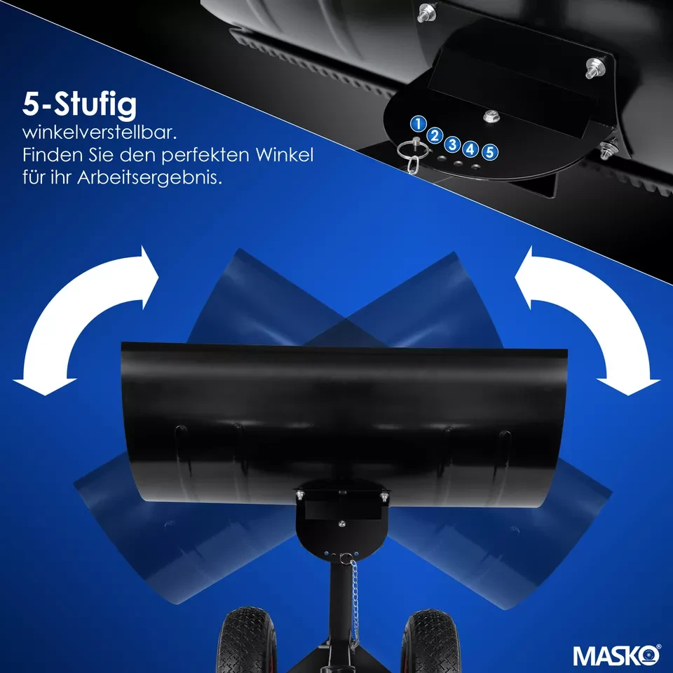 Лопата для снега KESSER 75x46x150 см 1,5 мм Черный - фото 3 Лопата для снега KESSER 75x46x150 см 1,5 мм Черный - фото 3