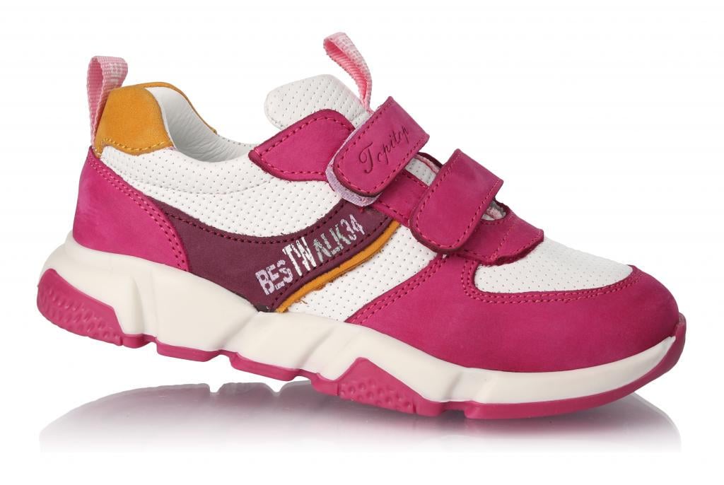 Кроссовки Topitop для девочек р. 40 Малиново-белый (125)