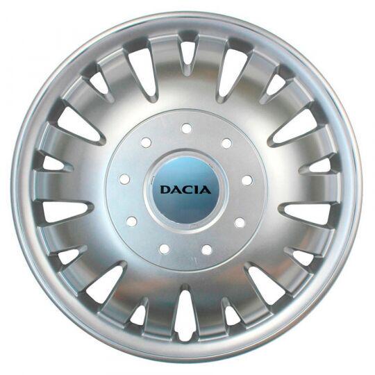 Автомобильные колпаки SKS 410 R16 с логотипом Dacia 4 шт. Серебристый