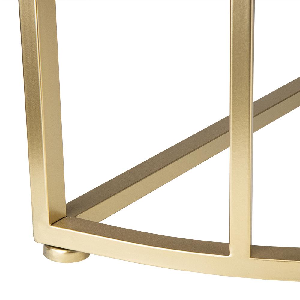 Стол декоративный металлический Elisey Золотые листья 90 см (8925-002) - фото 3