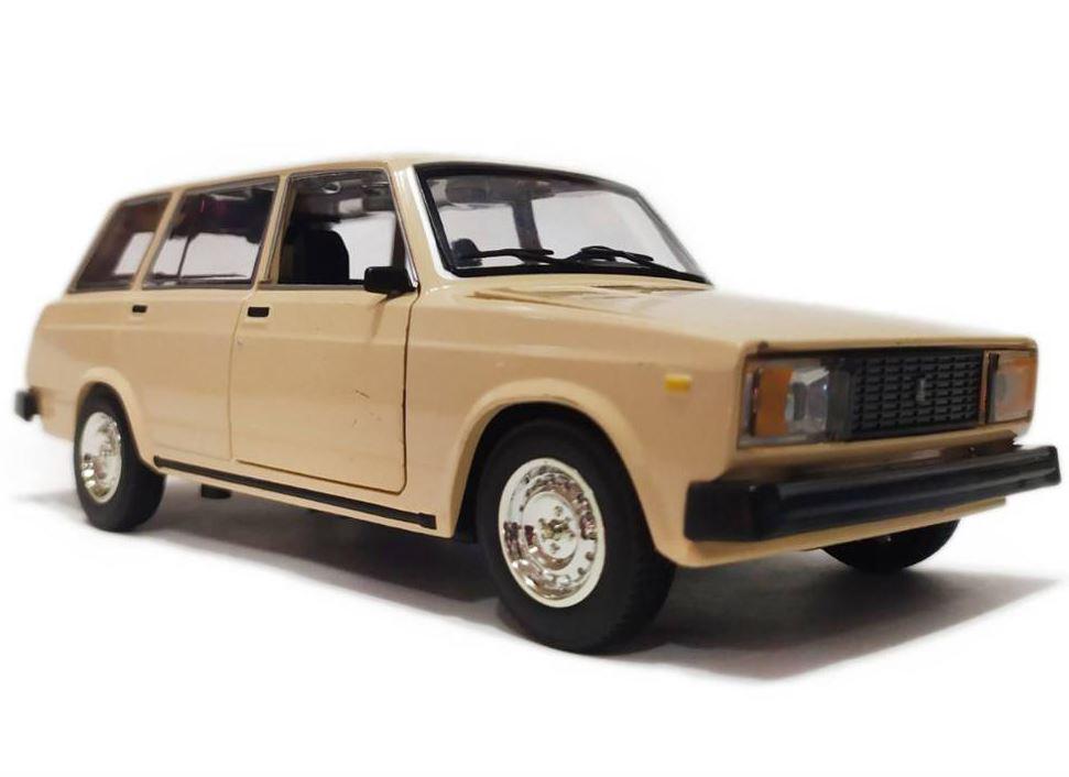 Машина металлическая ВАЗ 2104 АВТОПРОМ 1:24 Бежевый