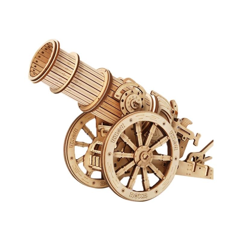 Конструктор дерев'яний 3D Robotime Robotime KW801 Гармата