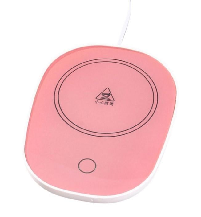 Підставка електрична для підтримки температури і нагріву чашки Рожевий (2104618800)