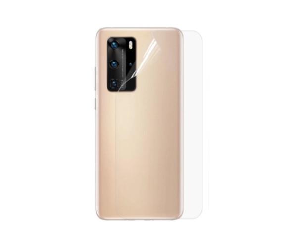 Противоударная гидрогелевая пленка Hydrogel Film для Huawei P40 Pro на заднюю панель, Transparent