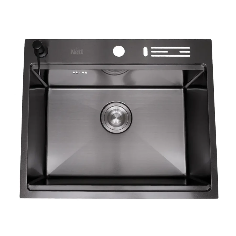 Мойка кухонная многофункциональная Nett NB-5747 570x470 мм нержавеющая сталь (NET-042025)