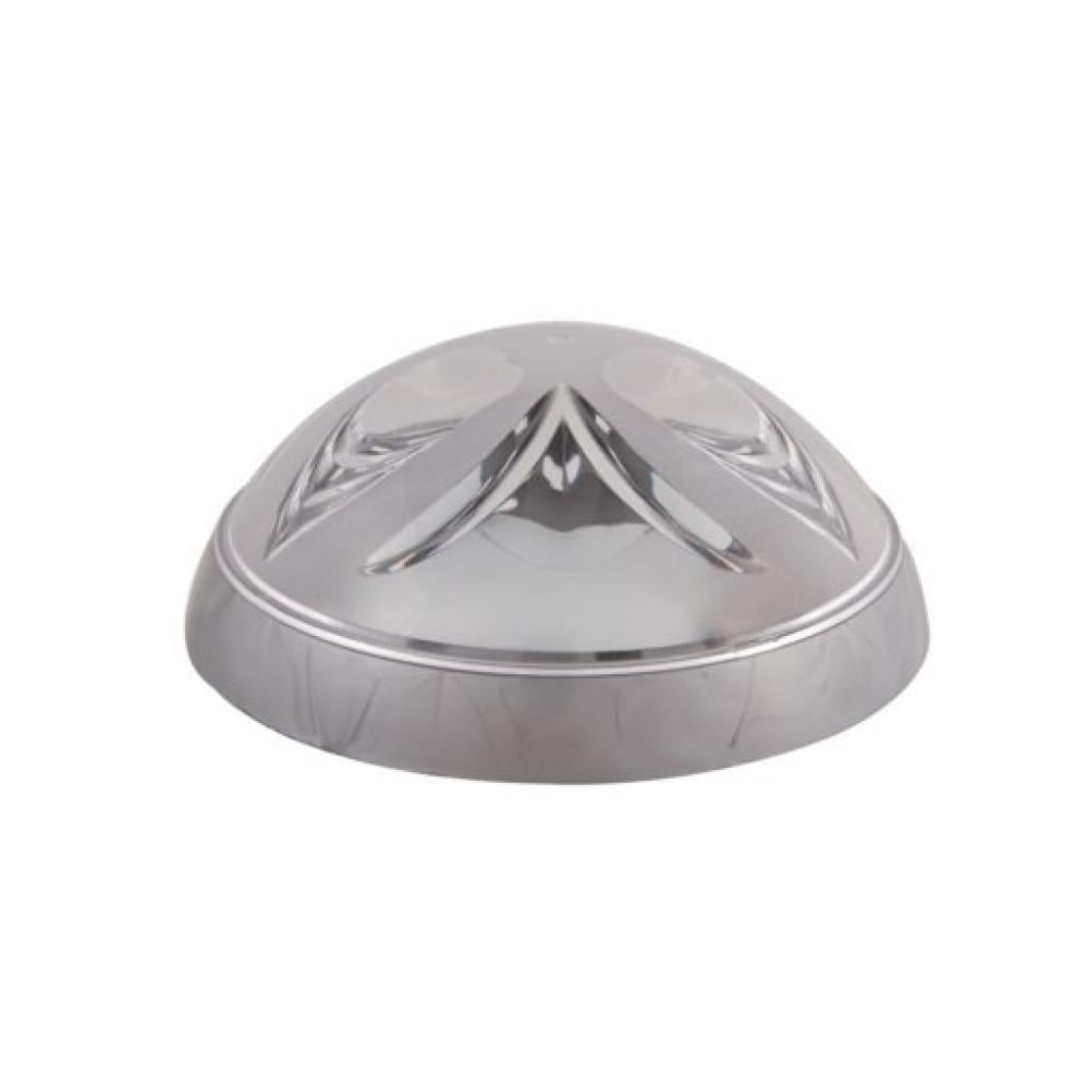 Настінно-стельовий світильник ERKA 1126-S круглий прозорий E27 IP20 Срібний (27550735)