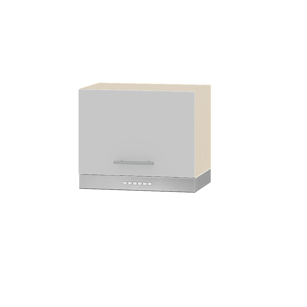 Шкаф верхний Эверест Оптима модуль Верх для вытяжки В15-500 50х30х36 см Нимфея Альба/Дуб молочный (03727) - фото 1